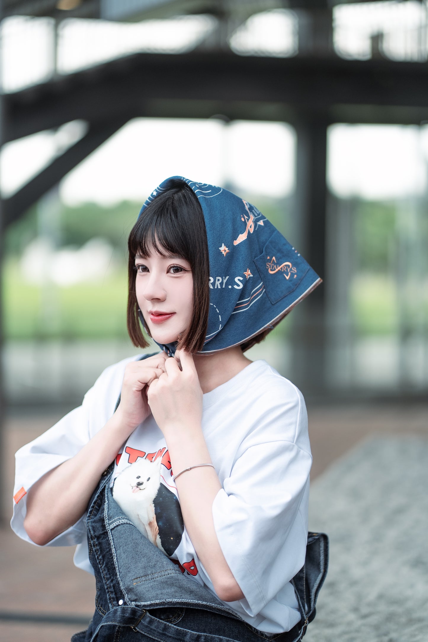 STARRY.S 牛仔方巾