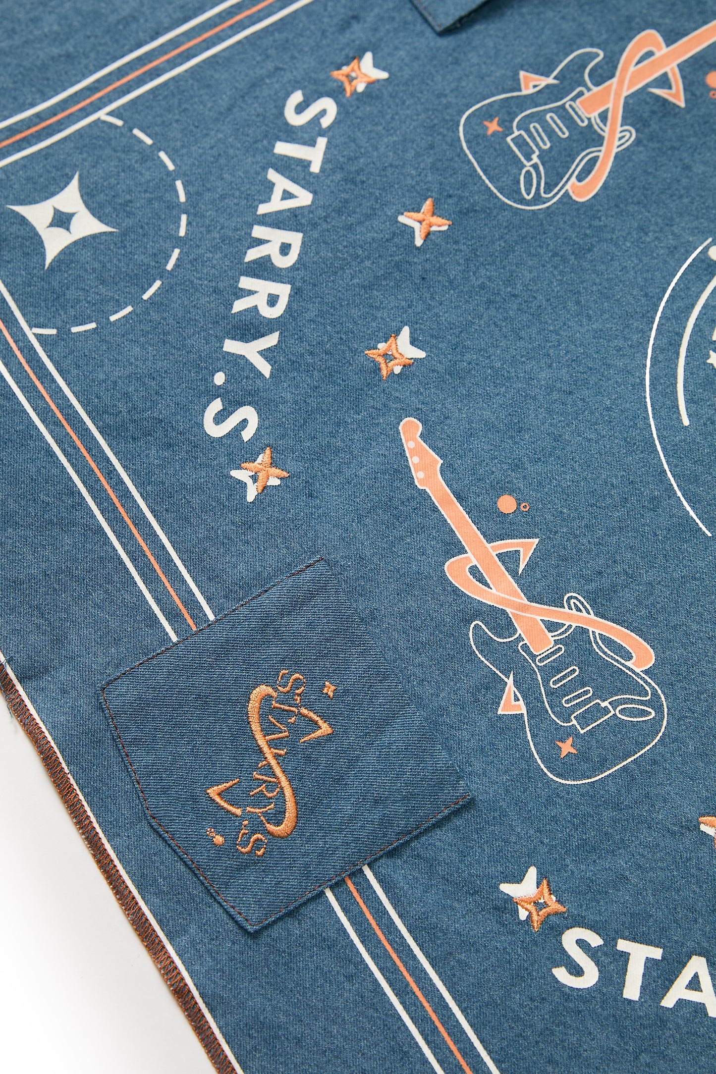 STARRY.S 牛仔方巾