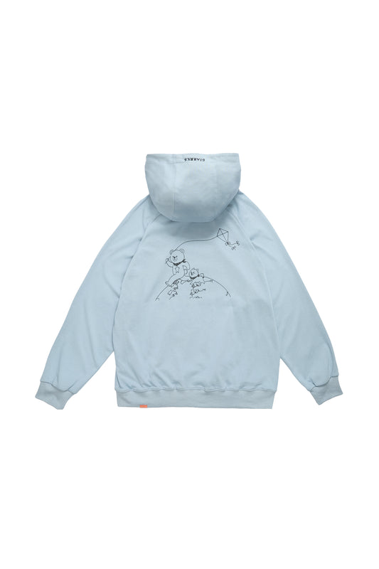 STARRY.S 地球夥伴連帽T Planet Pals Hoodie 寶寶藍 (限時預購中)