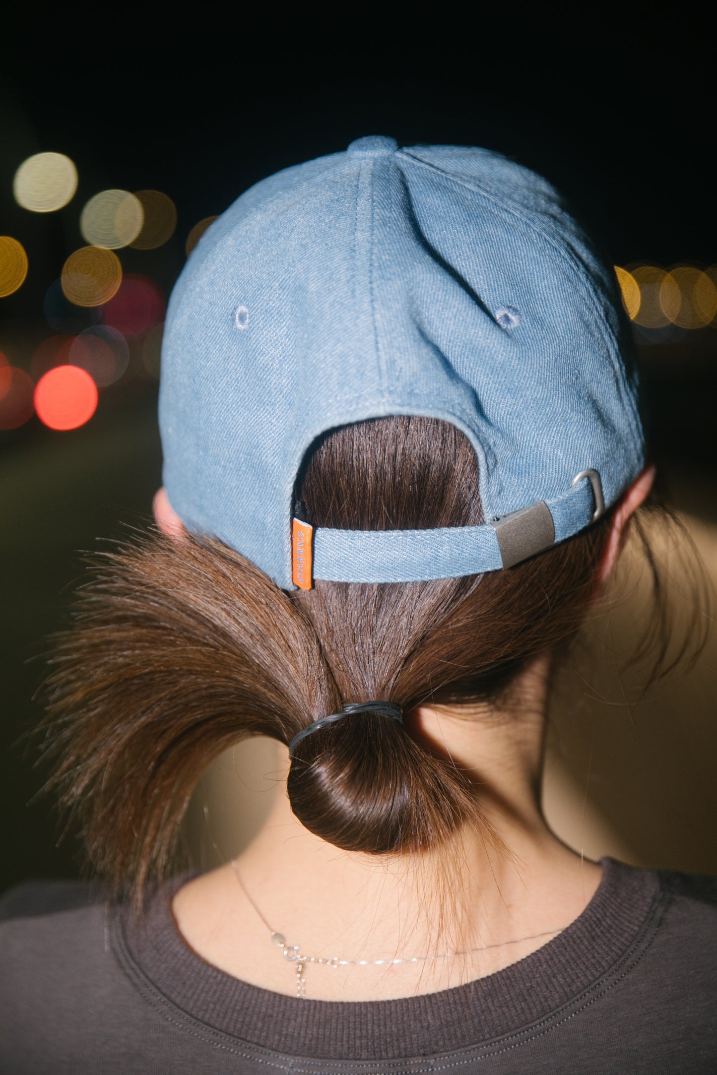 水洗單寧老帽 SUMMER FIREWORKS WASHED DENIM CAP 銀色LOGO