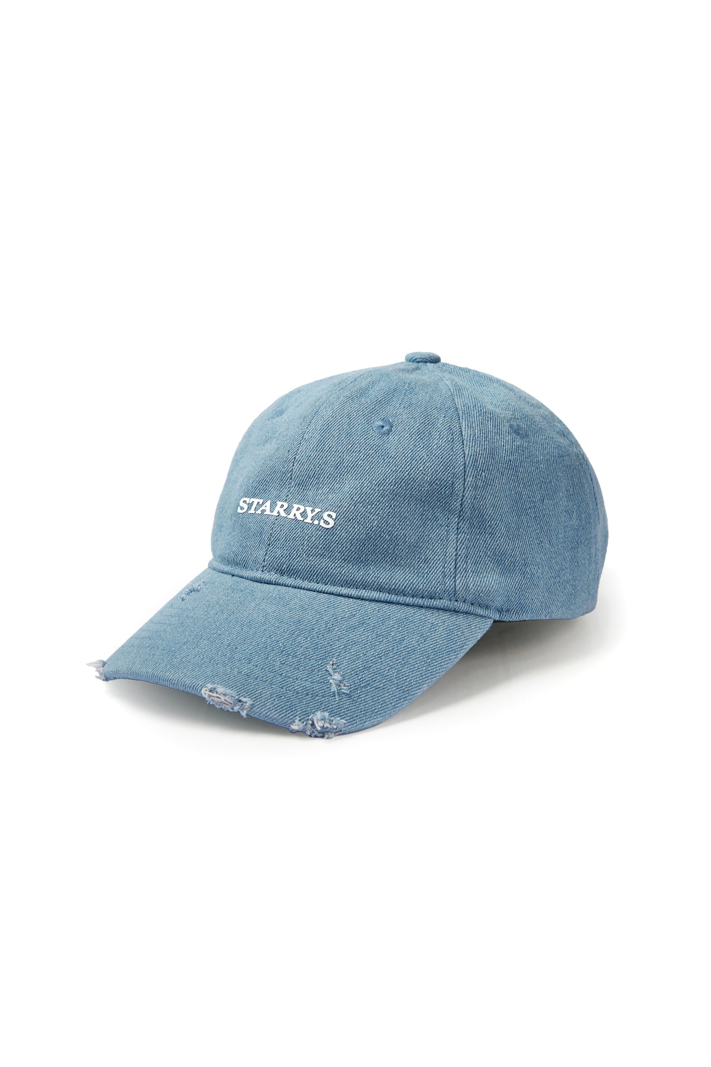 花火－水洗單寧老帽 SUMMER FIREWORKS WASHED DENIM CAP 白色LOGO