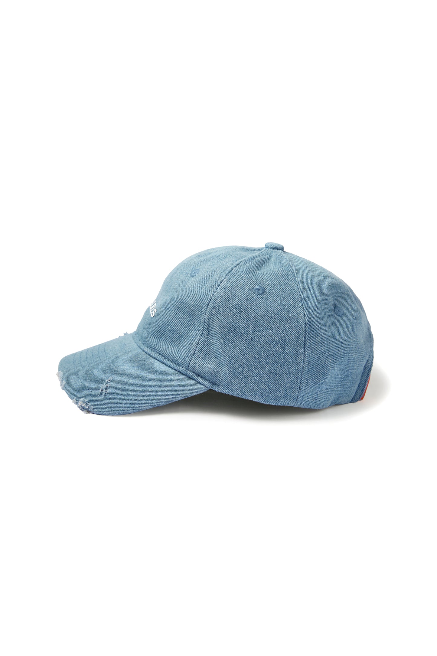 花火－水洗單寧老帽 SUMMER FIREWORKS WASHED DENIM CAP 白色LOGO